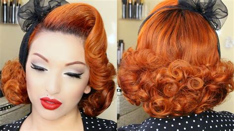PENTEADO PIN UP: PINCURL CLÁSSICO COM BOB DE .